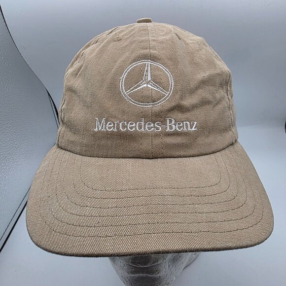 Mercedes Benz M Class Power Trip Adults Tan Baseball Hat Cap Casual Cars - Picture 1 of 9